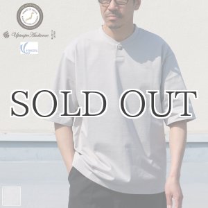 画像: VORTEX8オンス（MVS天竺）コンチョボタンヘンリー ハーフスリーブ テーパードTシャツ【MADE IN JAPAN】『日本製』/ Upscape Audience