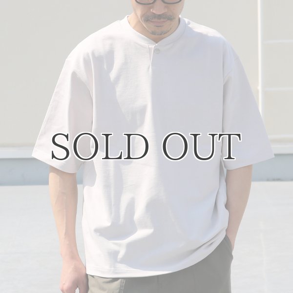 画像3: VORTEX8オンス(MVS天竺)コンチョボタンヘンリー ハーフスリーブ テーパードTシャツ【MADE IN JAPAN】『日本製』/ Upscape Audience (3)