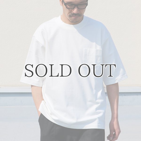 画像5: VORTEX8オンス(MVS天竺)グラスポケ付き クルーネック ハーフスリーブ テーパードTシャツ【MADE IN JAPAN】『日本製』/ Upscape Audience (5)