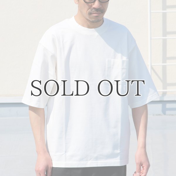 画像4: VORTEX8オンス(MVS天竺)グラスポケ付き クルーネック ハーフスリーブ テーパードTシャツ【MADE IN JAPAN】『日本製』/ Upscape Audience (4)