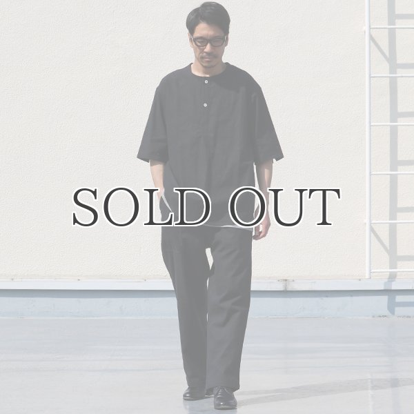 画像7: 綿麻ビンテージソフトキャンバス スリーピング ハーフスリーブ シャツ【MADE IN JAPAN】『日本製』/ Upscape Audience (7)