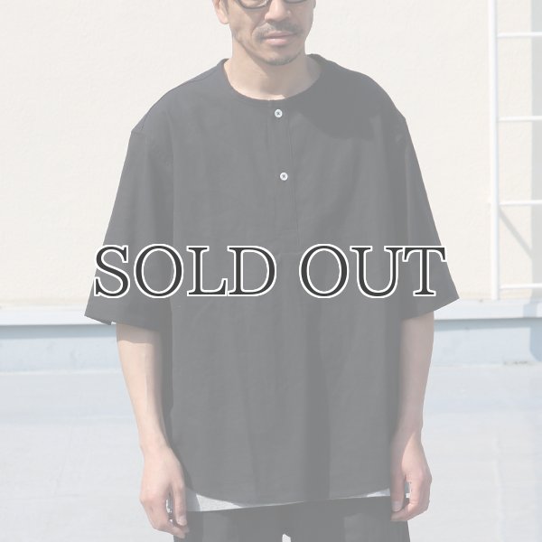 画像3: 綿麻ビンテージソフトキャンバス スリーピング ハーフスリーブ シャツ【MADE IN JAPAN】『日本製』/ Upscape Audience (3)