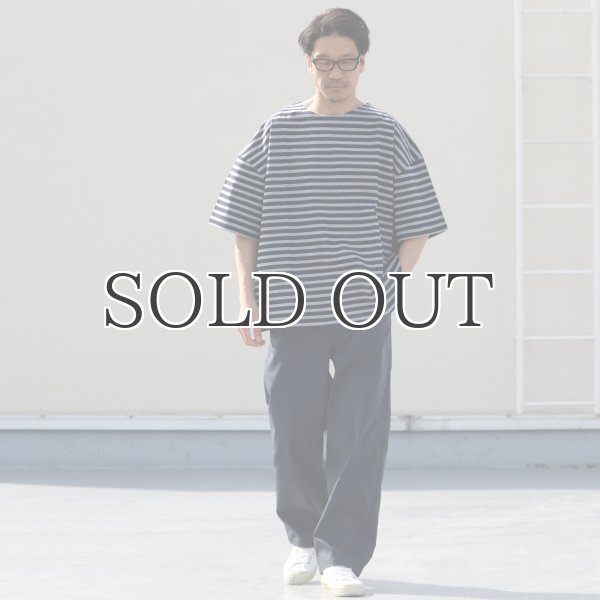 画像8: VORTEX 8オンス(MVS天竺)ロシアンボーダー ボートネック ハーフスリーブ Tシャツ【MADE IN JAPAN】『日本製』/ Upscape Audience (8)