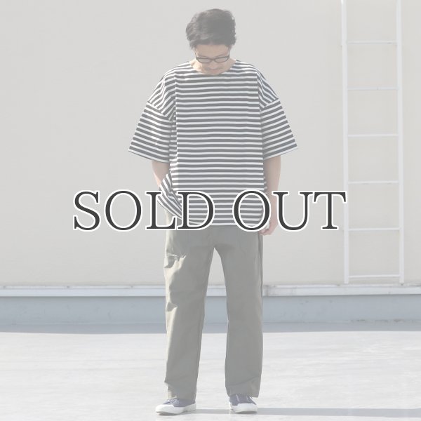 画像8: VORTEX 8オンス（MVS天竺）ロシアンボーダー ボートネック ハーフスリーブ Tシャツ【MADE IN JAPAN】『日本製』/ Upscape Audience (8)