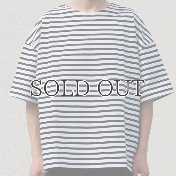 画像8: VORTEX 8オンス(MVS天竺)ロシアンボーダー ボートネック ハーフスリーブ Tシャツ【MADE IN JAPAN】『日本製』/ Upscape Audience (8)