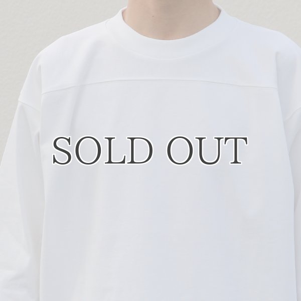 画像15: ヘビーウェイト プレーティング天竺(11オンス)フットボール 3/4スリーブ Tシャツ【MADE IN JAPAN】『日本製』/ Upscape Audience (15)