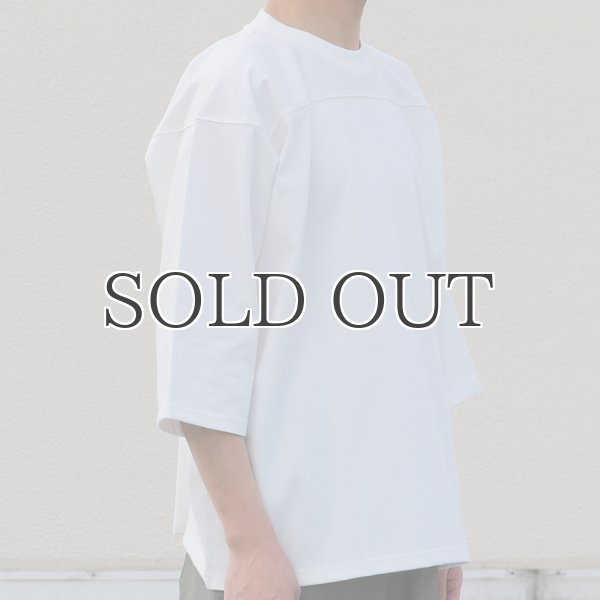 画像14: ヘビーウェイト プレーティング天竺(11オンス)フットボール 3/4スリーブ Tシャツ【MADE IN JAPAN】『日本製』/ Upscape Audience (14)