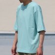 画像4: 17/1 空紡糸天竺（12オンス）ヘンリーネック ハーフスリーブ Tシャツ【MADE IN JAPAN】『日本製』/ Upscape Audience (4)