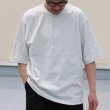 画像14: 17/1 空紡糸天竺（12オンス）ヘンリーネック ハーフスリーブ Tシャツ【MADE IN JAPAN】『日本製』/ Upscape Audience (14)