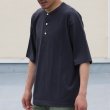 画像12: 17/1 空紡糸天竺（12オンス）ヘンリーネック ハーフスリーブ Tシャツ【MADE IN JAPAN】『日本製』/ Upscape Audience (12)