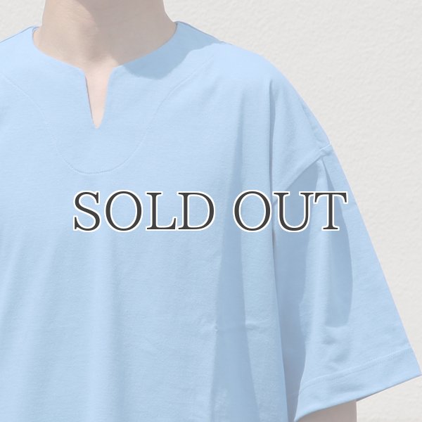 画像18: 17/1 空紡糸天竺(12オンス) キーネック ハーフスリーブ Tシャツ【MADE IN JAPAN】『日本製』/ Upscape Audience (18)