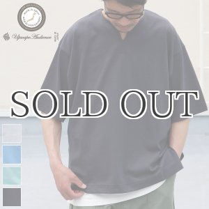 画像: 17/1 空紡糸天竺（12オンス） キーネック ハーフスリーブ Tシャツ【MADE IN JAPAN】『日本製』/ Upscape Audience