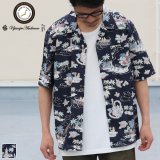 画像: コットンレーヨン ヴィンテージアロハ柄 オープンカラー ハーフスリーブ シャツ【MADE IN JAPAN】『日本製』/ Upscape Audience