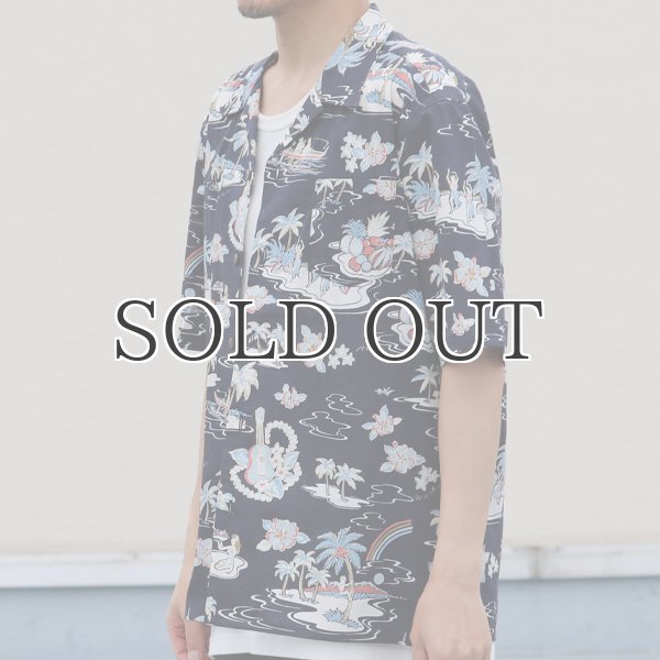 画像11: コットンレーヨン ヴィンテージアロハ柄 オープンカラー ハーフスリーブ シャツ【MADE IN JAPAN】『日本製』/ Upscape Audience (11)