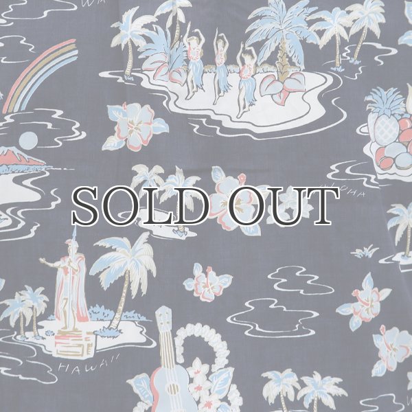 画像17: コットンレーヨン ヴィンテージアロハ柄 オープンカラー ハーフスリーブ シャツ【MADE IN JAPAN】『日本製』/ Upscape Audience (17)