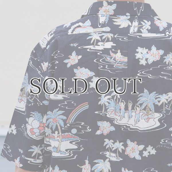 画像16: コットンレーヨン ヴィンテージアロハ柄 オープンカラー ハーフスリーブ シャツ【MADE IN JAPAN】『日本製』/ Upscape Audience (16)