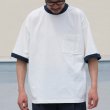 画像15: VORTEX 8オンス（MVS天竺）モックネック リンガー ハーフスリーブ Tシャツ【MADE IN JAPAN】『日本製』/ Upscape Audience (15)