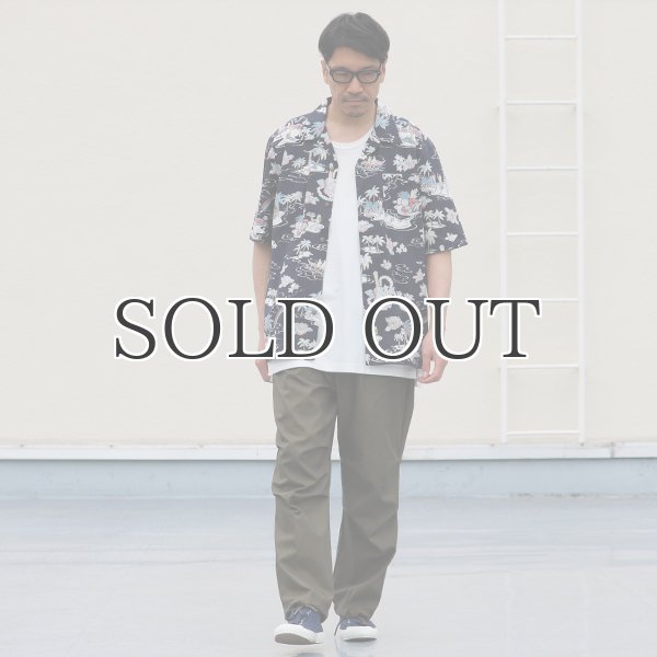 画像7: コットンレーヨン ヴィンテージアロハ柄 オープンカラー ハーフスリーブ シャツ【MADE IN JAPAN】『日本製』/ Upscape Audience (7)