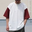 画像8: VORTEX 8オンス（MVS天竺）ヘンリーネック BBアンダーハーフスリーブ Tシャツ【MADE IN JAPAN】『日本製』/ Upscape Audience (8)