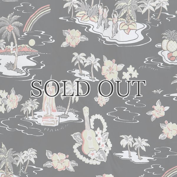 画像9: コットンレーヨン ヴィンテージアロハ柄 オープンカラー ハーフスリーブ シャツ【MADE IN JAPAN】『日本製』/ Upscape Audience (9)