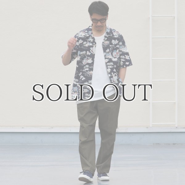 画像8: コットンレーヨン ヴィンテージアロハ柄 オープンカラー ハーフスリーブ シャツ【MADE IN JAPAN】『日本製』/ Upscape Audience (8)