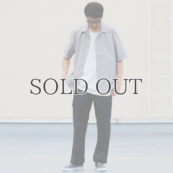 画像7: Reflax®(リフラクス)ポリエステル リネンライク LINON(リノン) ストライプオープンカラー ハーフスリーブシャツ【MADE IN JAPAN】『日本製』/ Upscape Audience (7)