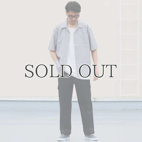 画像8: Reflax®(リフラクス)ポリエステル リネンライク LINON(リノン) ストライプオープンカラー ハーフスリーブシャツ【MADE IN JAPAN】『日本製』/ Upscape Audience (8)