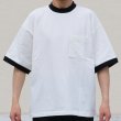 画像7: VORTEX 8オンス（MVS天竺）モックネック リンガー ハーフスリーブ Tシャツ【MADE IN JAPAN】『日本製』/ Upscape Audience (7)