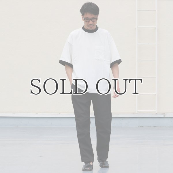 画像5: VORTEX 8オンス(MVS天竺)モックネック リンガー ハーフスリーブ Tシャツ【MADE IN JAPAN】『日本製』/ Upscape Audience (5)