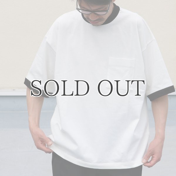 画像6: VORTEX 8オンス(MVS天竺)モックネック リンガー ハーフスリーブ Tシャツ【MADE IN JAPAN】『日本製』/ Upscape Audience (6)