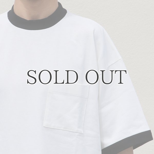 画像12: VORTEX 8オンス(MVS天竺)モックネック リンガー ハーフスリーブ Tシャツ【MADE IN JAPAN】『日本製』/ Upscape Audience (12)