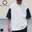 画像1: VORTEX 8オンス（MVS天竺）ヘンリーネック BBアンダーハーフスリーブ Tシャツ【MADE IN JAPAN】『日本製』/ Upscape Audience (1)