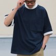 画像3: VORTEX 8オンス（MVS天竺）モックネック リンガー ハーフスリーブ Tシャツ【MADE IN JAPAN】『日本製』/ Upscape Audience (3)