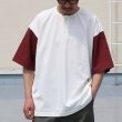 画像3: VORTEX 8オンス（MVS天竺）ヘンリーネック BBアンダーハーフスリーブ Tシャツ【MADE IN JAPAN】『日本製』/ Upscape Audience (3)