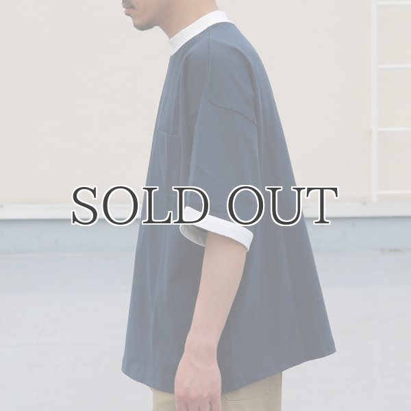 画像5: VORTEX 8オンス(MVS天竺)モックネック リンガー ハーフスリーブ Tシャツ【MADE IN JAPAN】『日本製』/ Upscape Audience (5)