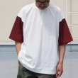 画像4: VORTEX 8オンス（MVS天竺）ヘンリーネック BBアンダーハーフスリーブ Tシャツ【MADE IN JAPAN】『日本製』/ Upscape Audience (4)