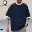 画像1: VORTEX 8オンス（MVS天竺）モックネック リンガー ハーフスリーブ Tシャツ【MADE IN JAPAN】『日本製』/ Upscape Audience (1)