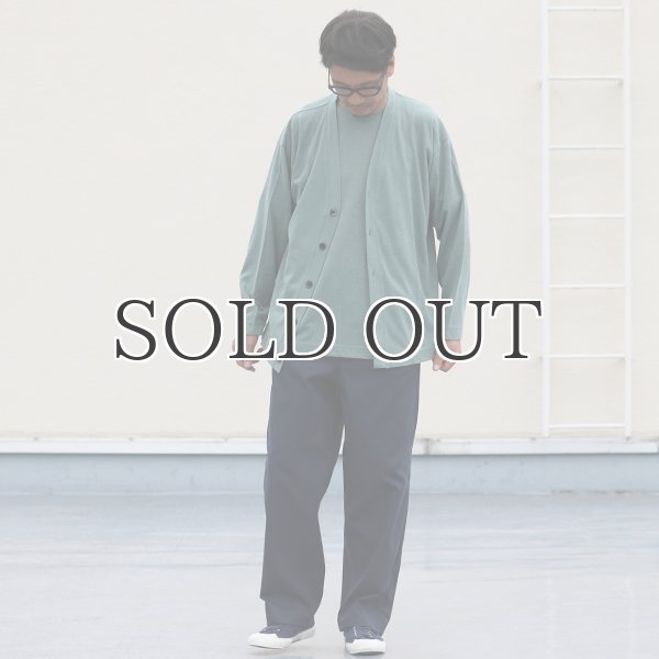 画像7: PREMIERE LINEN(プレミアリネン)コットン天竺 Vネックカーディガン【MADE IN JAPAN】『日本製』 / Upscape Audience (7)