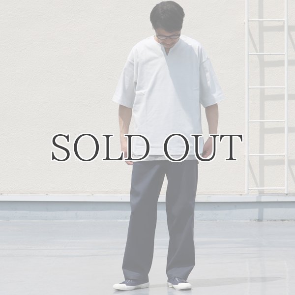 画像8: 17/1 空紡糸天竺（12オンス） キーネック ハーフスリーブ Tシャツ【MADE IN JAPAN】『日本製』/ Upscape Audience (8)