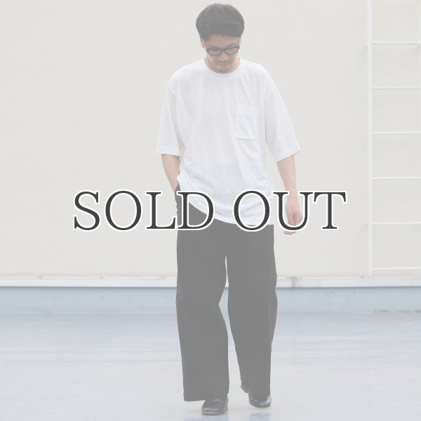 画像7: PREMIERE LINE（プレミアリネン）コットン天竺 クルーネック ハーフスリーブ Tシャツ【MADE IN JAPAN】『日本製』/ Upscape Audience (7)