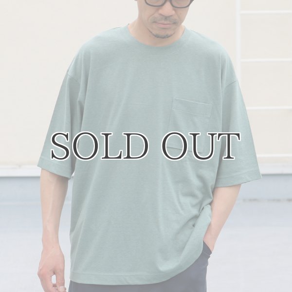 画像4: PREMIERE LINE（プレミアリネン）コットン天竺 クルーネック ハーフスリーブ Tシャツ【MADE IN JAPAN】『日本製』/ Upscape Audience (4)