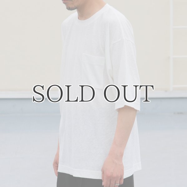 画像5: PREMIERE LINE（プレミアリネン）コットン天竺 クルーネック ハーフスリーブ Tシャツ【MADE IN JAPAN】『日本製』/ Upscape Audience (5)