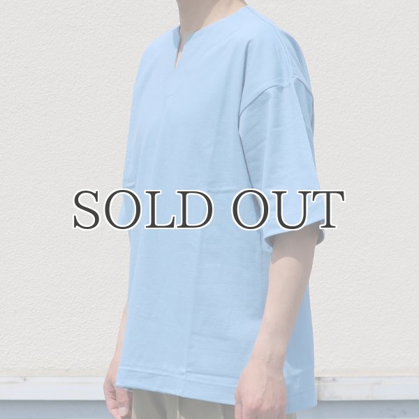 画像9: 17/1 空紡糸天竺(12オンス) キーネック ハーフスリーブ Tシャツ【MADE IN JAPAN】『日本製』/ Upscape Audience (9)
