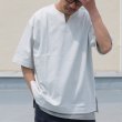 画像4: 17/1 空紡糸天竺（12オンス） キーネック ハーフスリーブ Tシャツ【MADE IN JAPAN】『日本製』/ Upscape Audience (4)