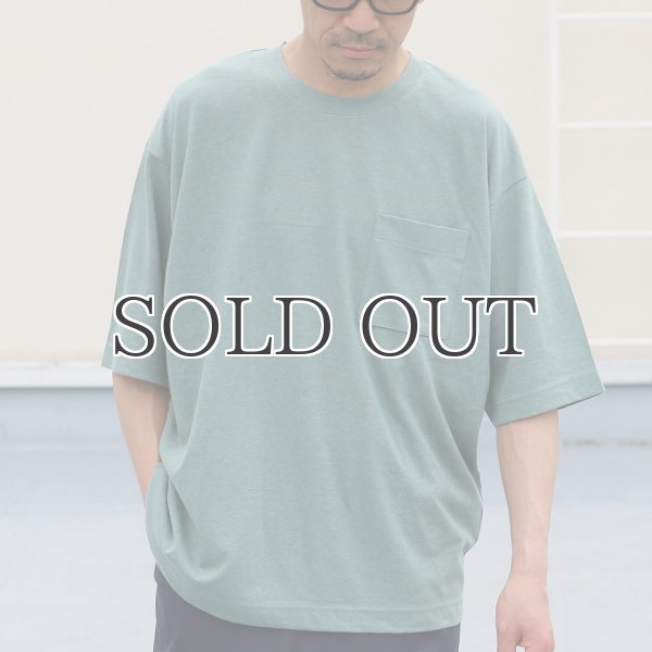 画像2: PREMIERE LINE（プレミアリネン）コットン天竺 クルーネック ハーフスリーブ Tシャツ【MADE IN JAPAN】『日本製』/ Upscape Audience (2)