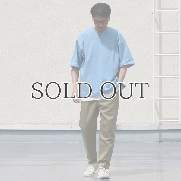 画像7: 17/1 空紡糸天竺(12オンス) キーネック ハーフスリーブ Tシャツ【MADE IN JAPAN】『日本製』/ Upscape Audience (7)