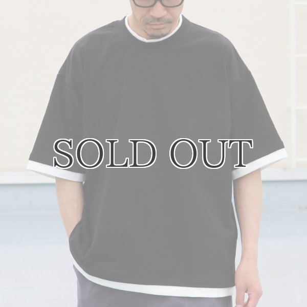 画像10: VORTEX 8オンス(MVS天竺) フェイクレイヤード クルーネック ハーフスリーブTシャツ【MADE IN JAPAN】『日本製』/ Upscape Audience (10)