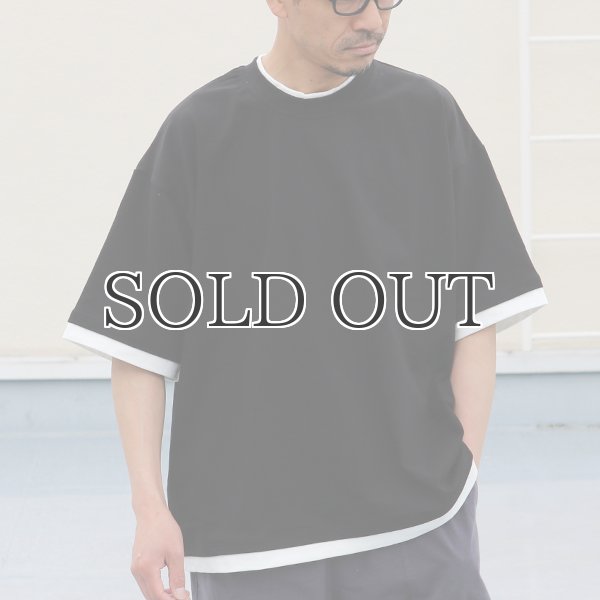 画像11: VORTEX 8オンス(MVS天竺) フェイクレイヤード クルーネック ハーフスリーブTシャツ【MADE IN JAPAN】『日本製』/ Upscape Audience (11)
