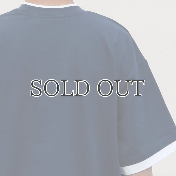 画像19: VORTEX 8オンス(MVS天竺) フェイクレイヤード クルーネック ハーフスリーブTシャツ【MADE IN JAPAN】『日本製』/ Upscape Audience (19)