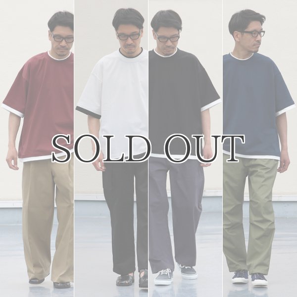 画像8: VORTEX 8オンス(MVS天竺) フェイクレイヤード クルーネック ハーフスリーブTシャツ【MADE IN JAPAN】『日本製』/ Upscape Audience (8)